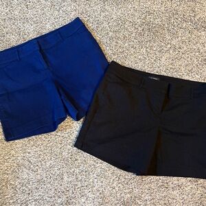 The Limited Women's Black and Navy Shorts